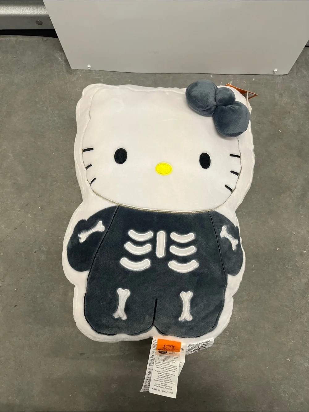 Hello Kitty Halloween skeleton pillow Brand new with tags